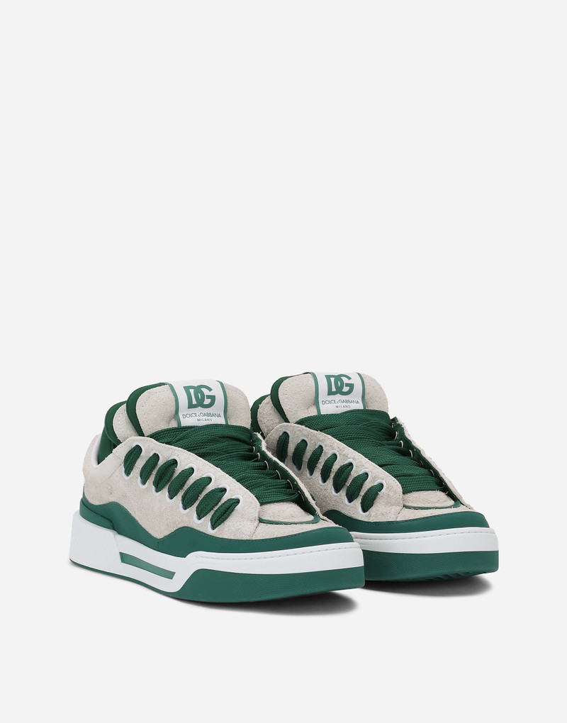 Mixed-material New Roma sneakers 2