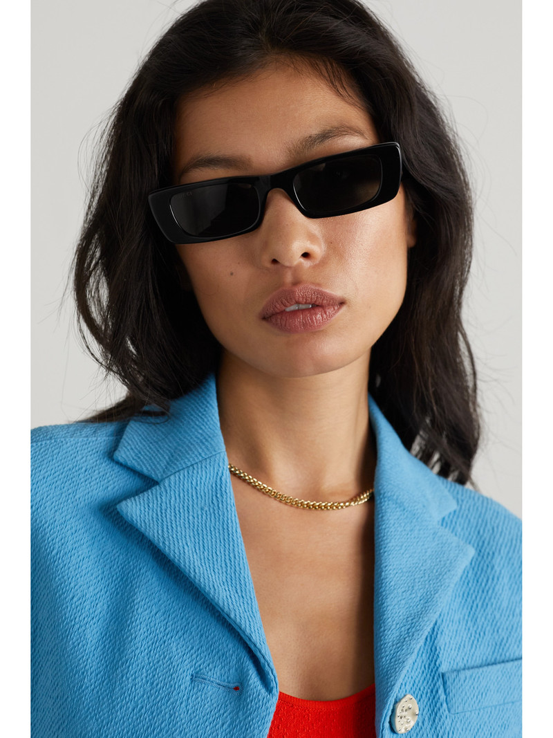 GUCCI Rectangular-frame Acetate Sunglasses outlook
