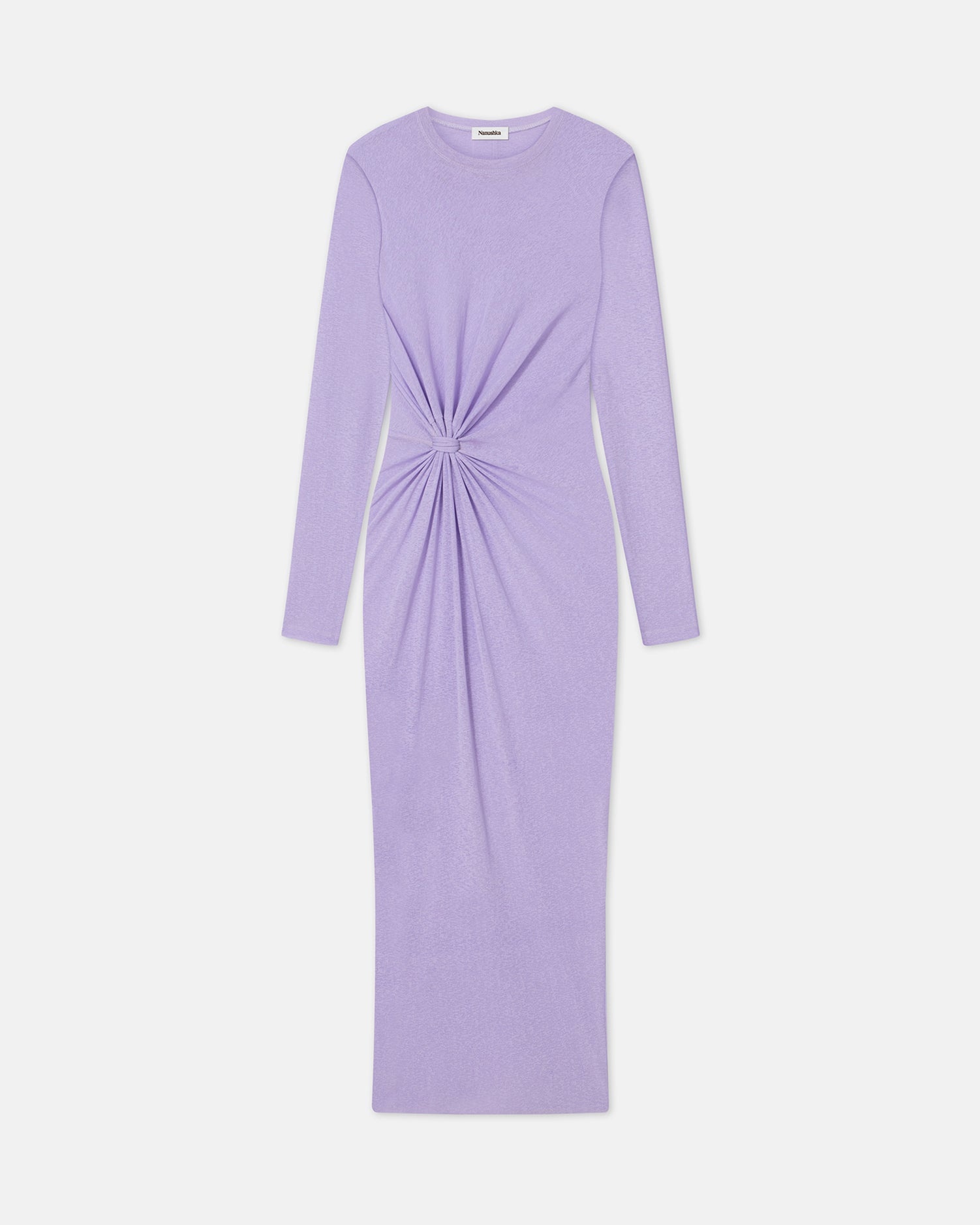 Mesh-Jersey Midi Dress - 4