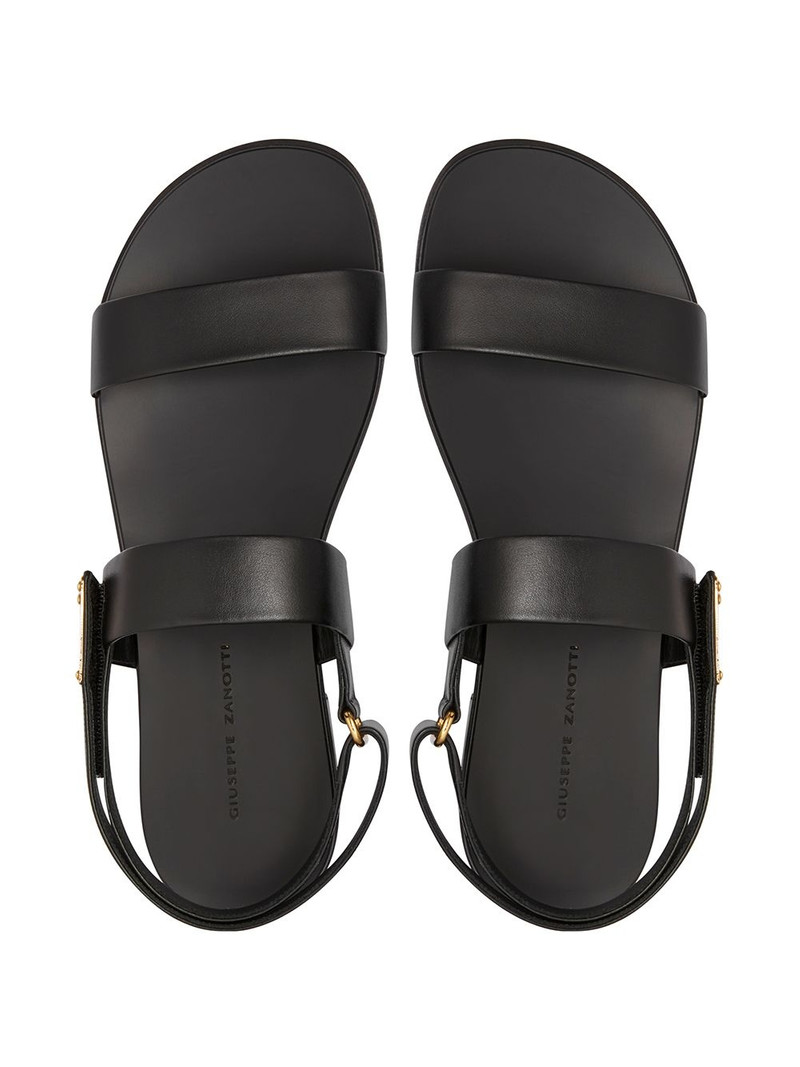 Shaun logo-plaque sandals 4