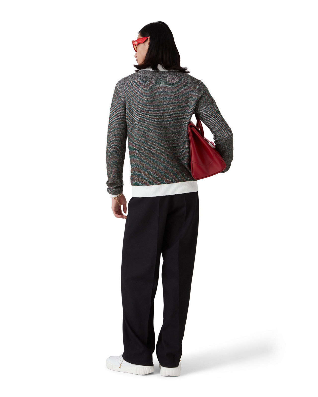 Boucle Stripe Polo Shirt | Casablanca Paris - 3