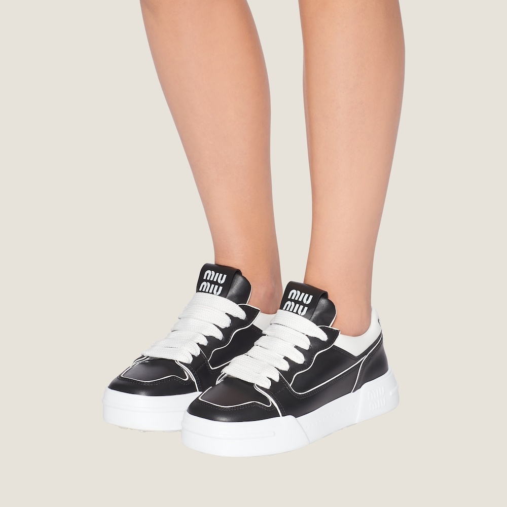 Leather sneakers - 4