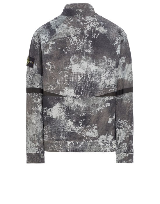 661E1 DISSOLVING GRID CAMO ON ECONYL® REGENERATED NYLON GRAY - 2