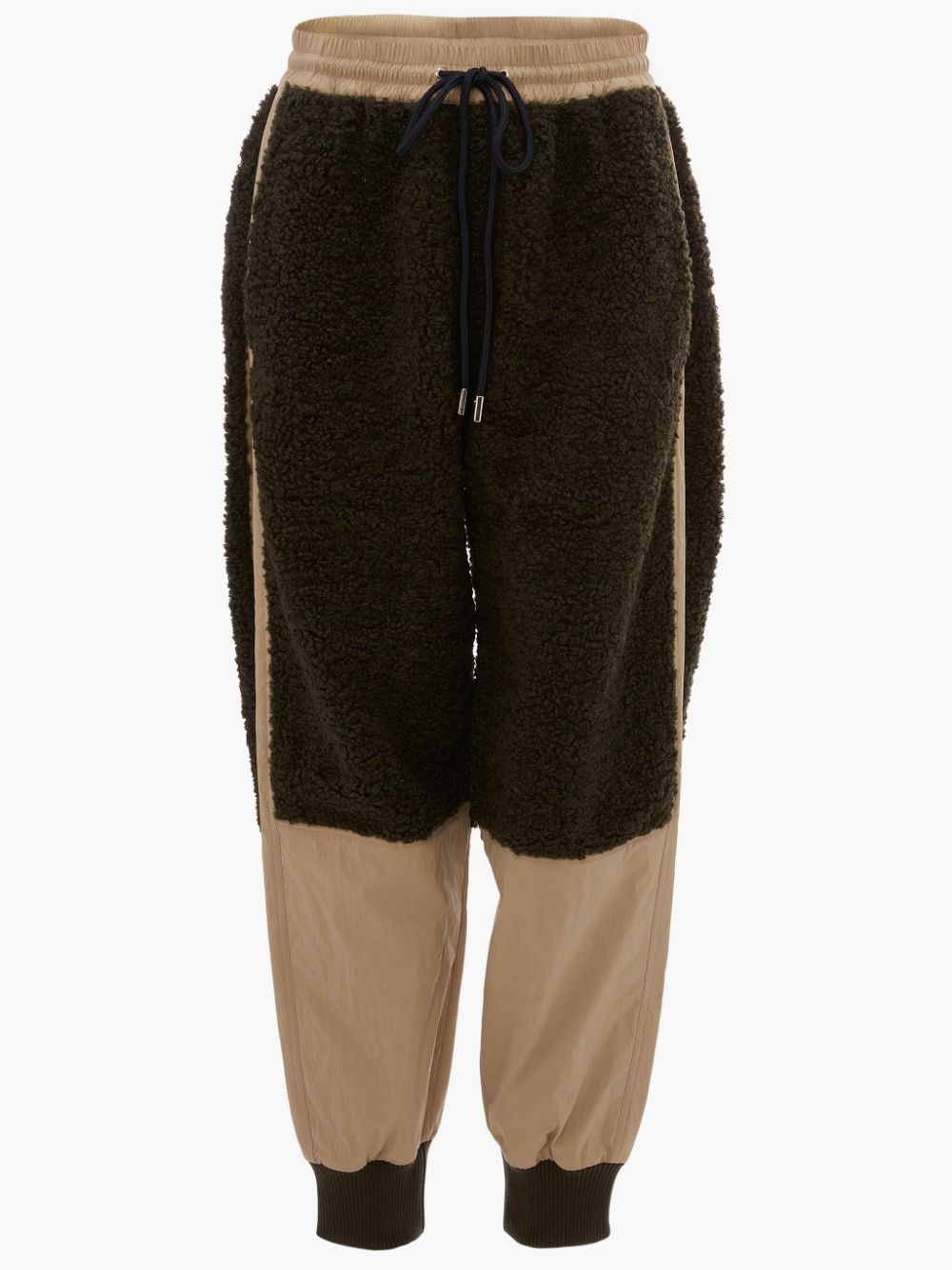 COLOUR BLOCK FLEECE TRACK PANTS - 1