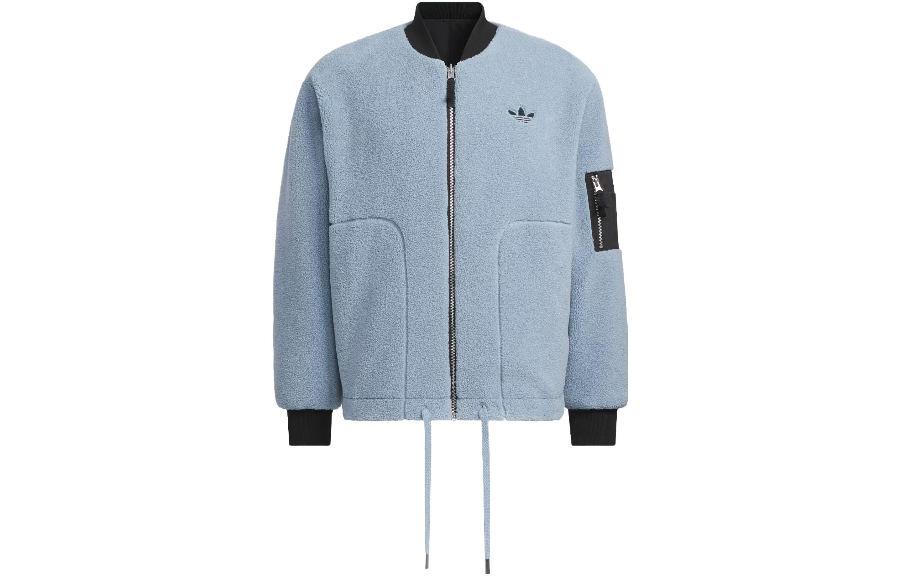 adidas Reverse Sherpa Jackets 'Black' IN0989 - 2