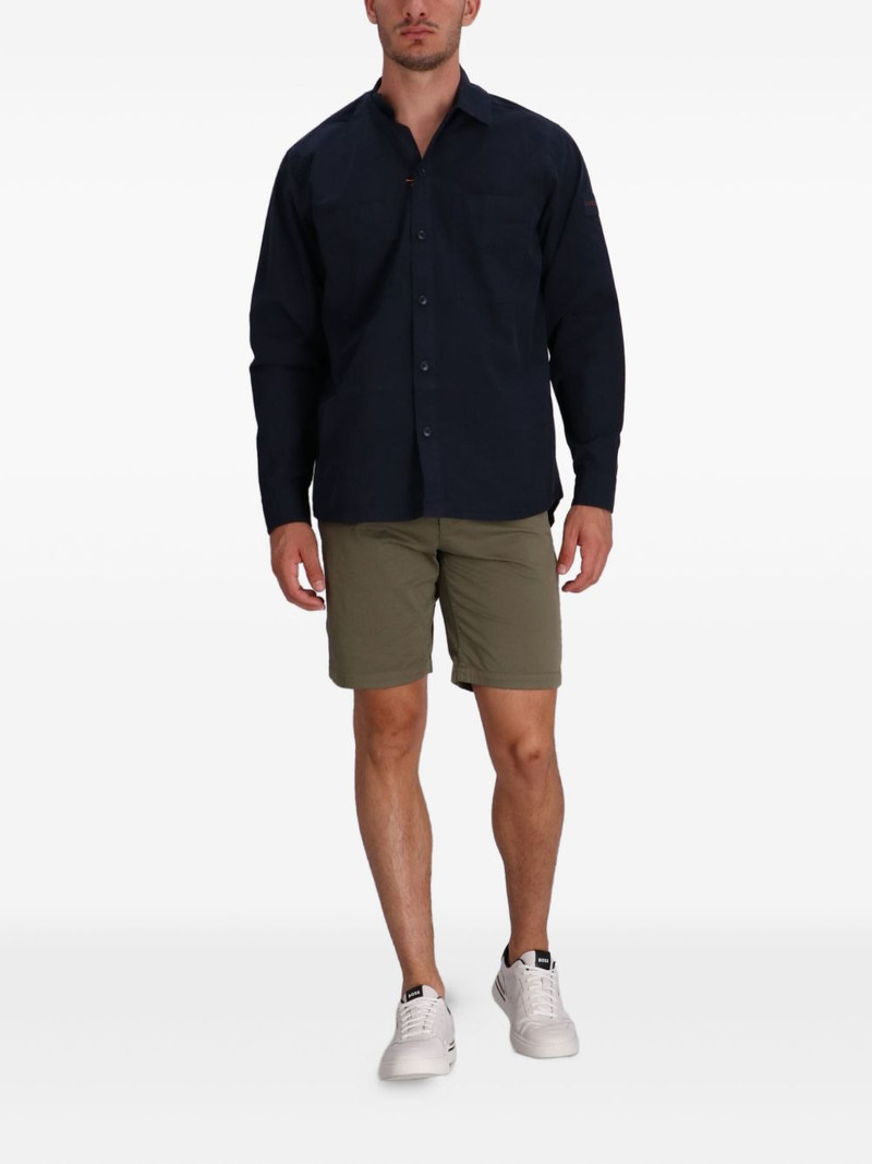 BOSS flat-front shorts outlook
