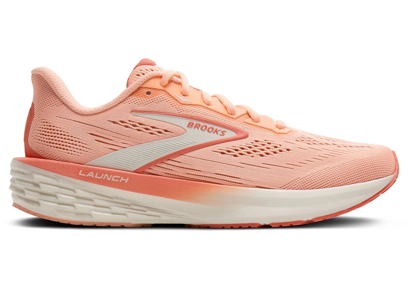Brooks Launch 12 Peach Coconut Peach Echo (Women's) - 1