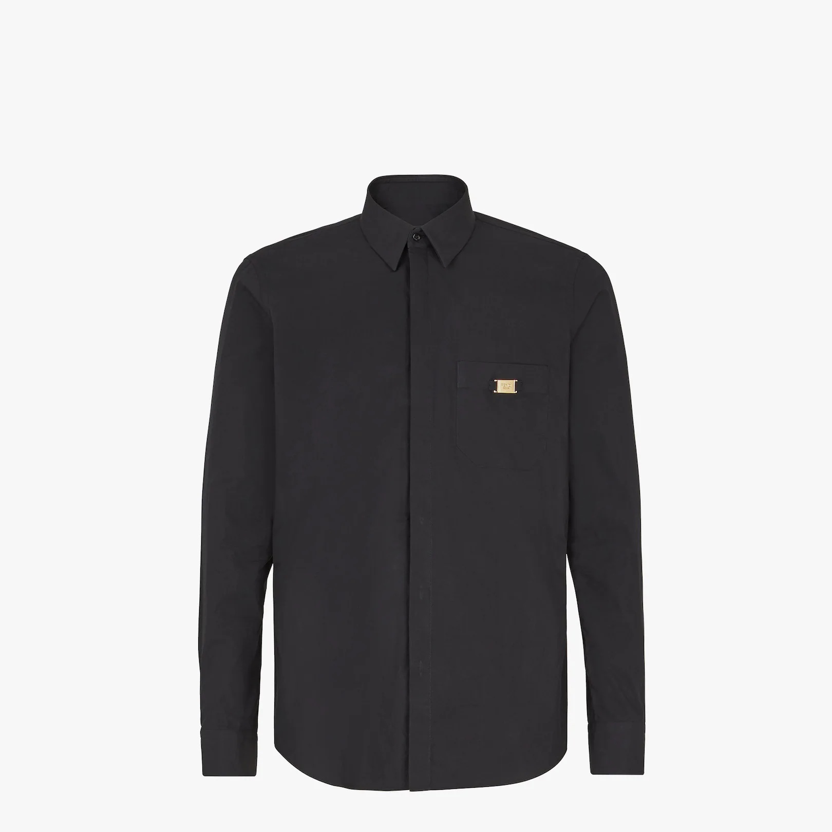 Black cotton shirt - 1