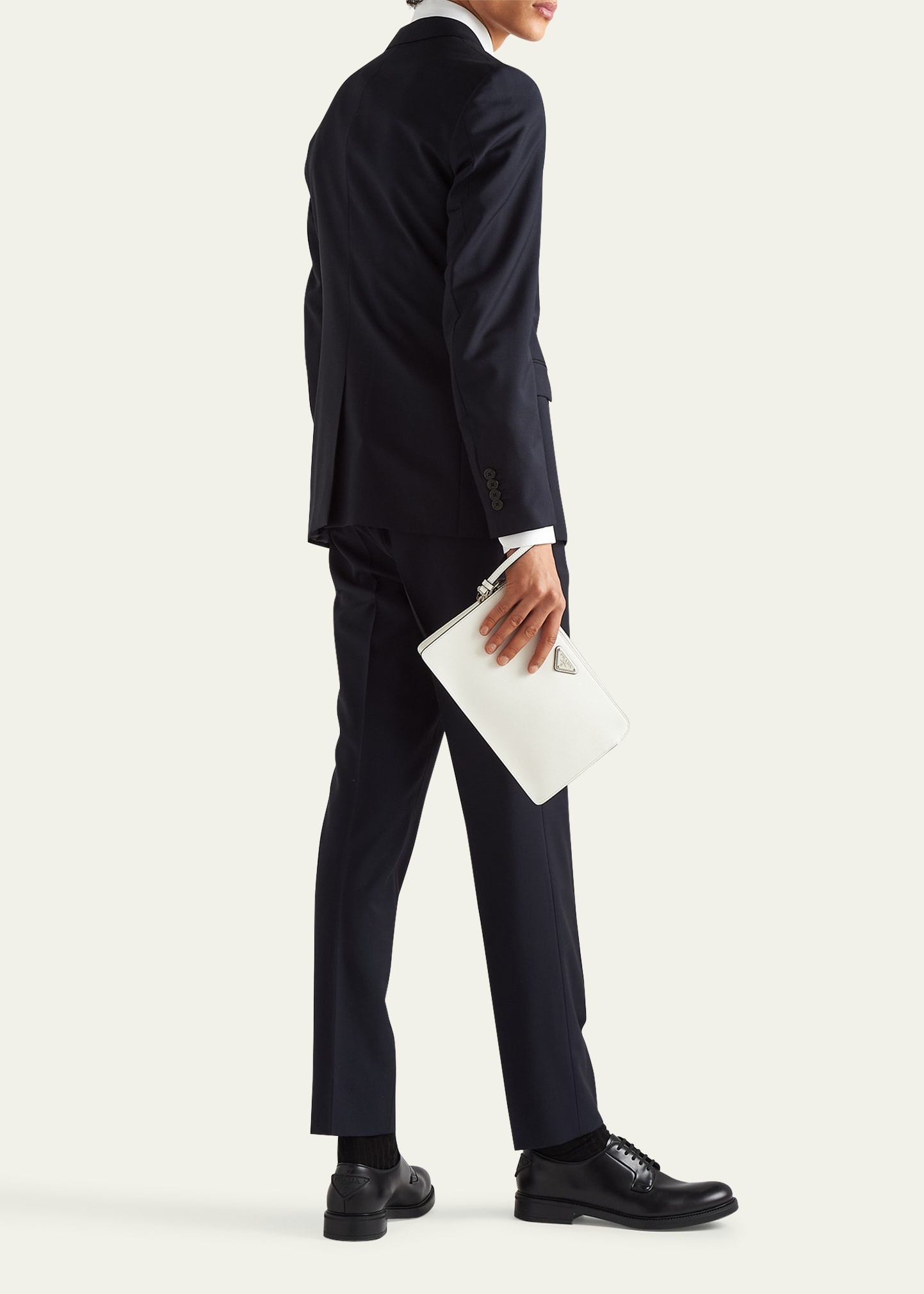 Men's Solid Wool-Mohair Suit - 3
