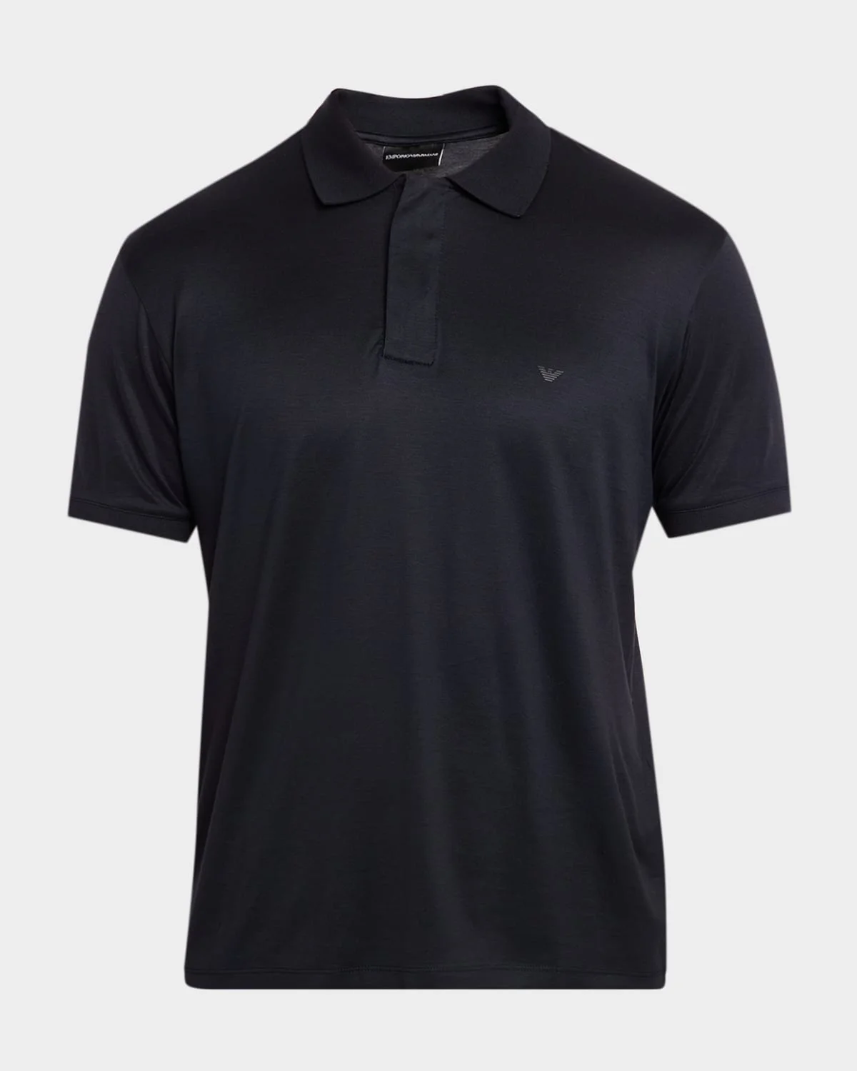 Men's Short-Sleeved Lyocell-Blend Polo Shirt - 1