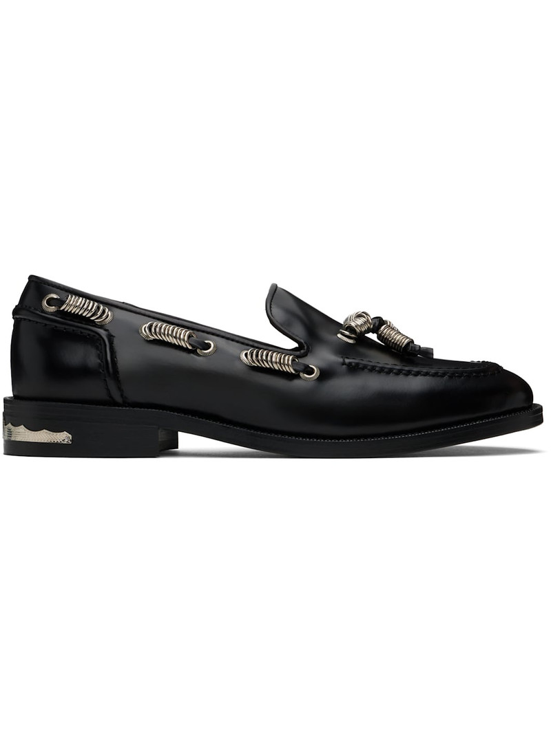 Black O-ring Loafers 1