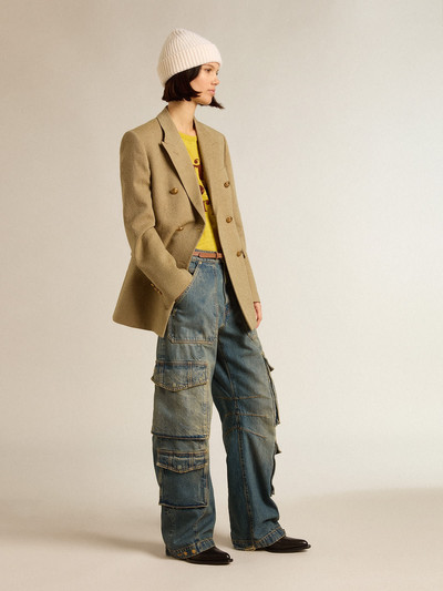Golden Goose Blue jeans with a distressed finish outlook