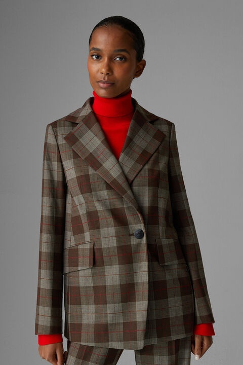 Philina Blazer in Brown/Red - 2