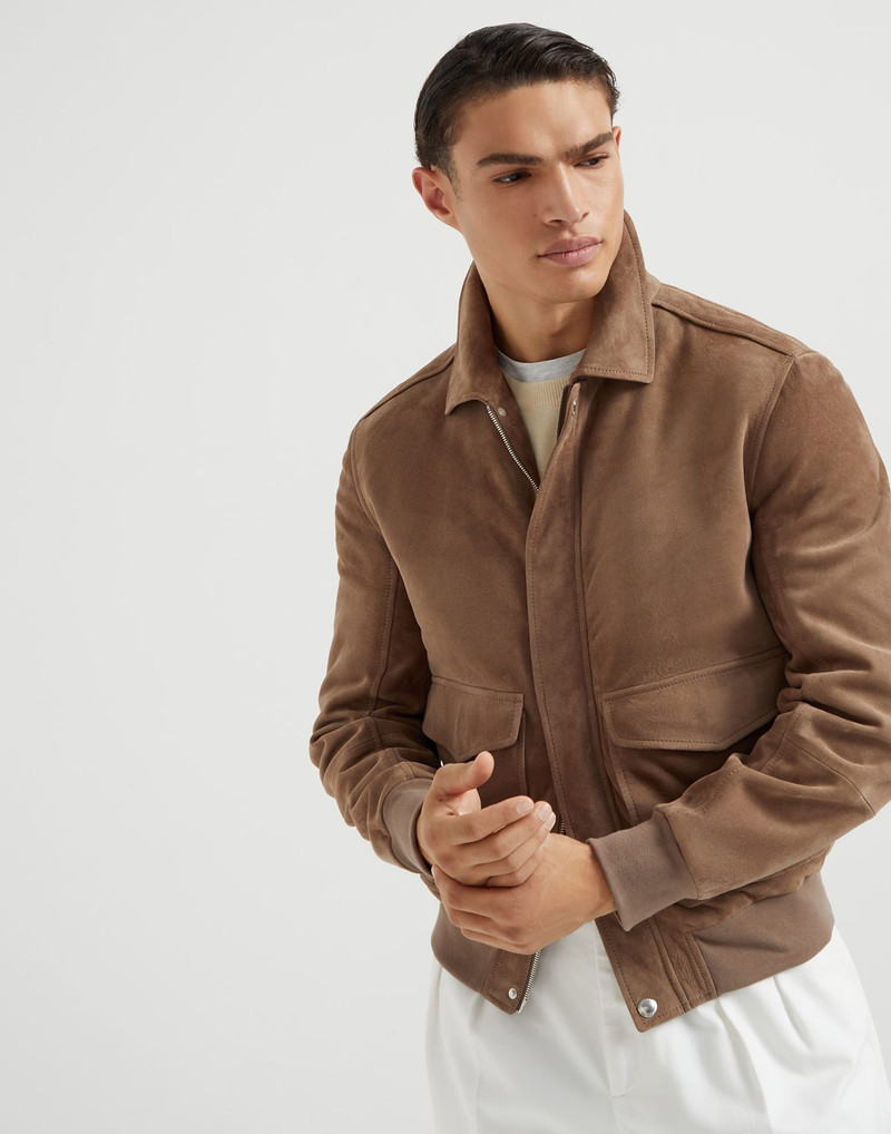 Country suede aviator jacket - 1