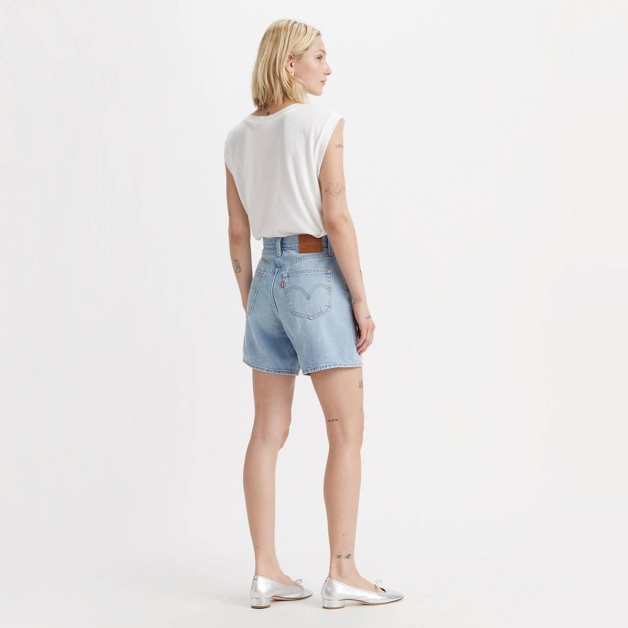 HIGH RISE BAGGY WOMEN'S SHORTS - 5
