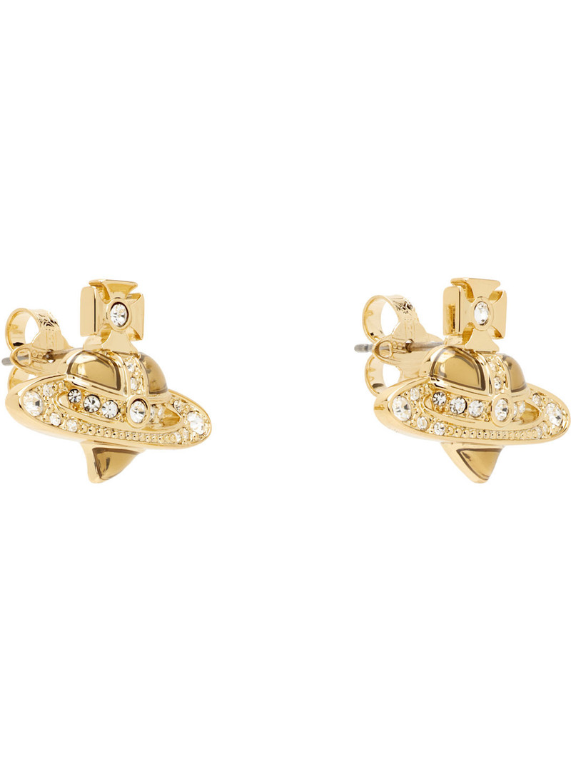 Vivienne Westwood New Diamante Heart Earrings outlook