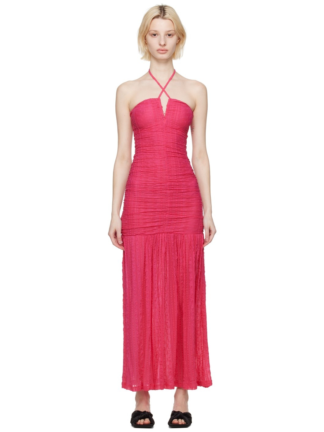SSENSE Exclusive Pink Maxi Dress - 1