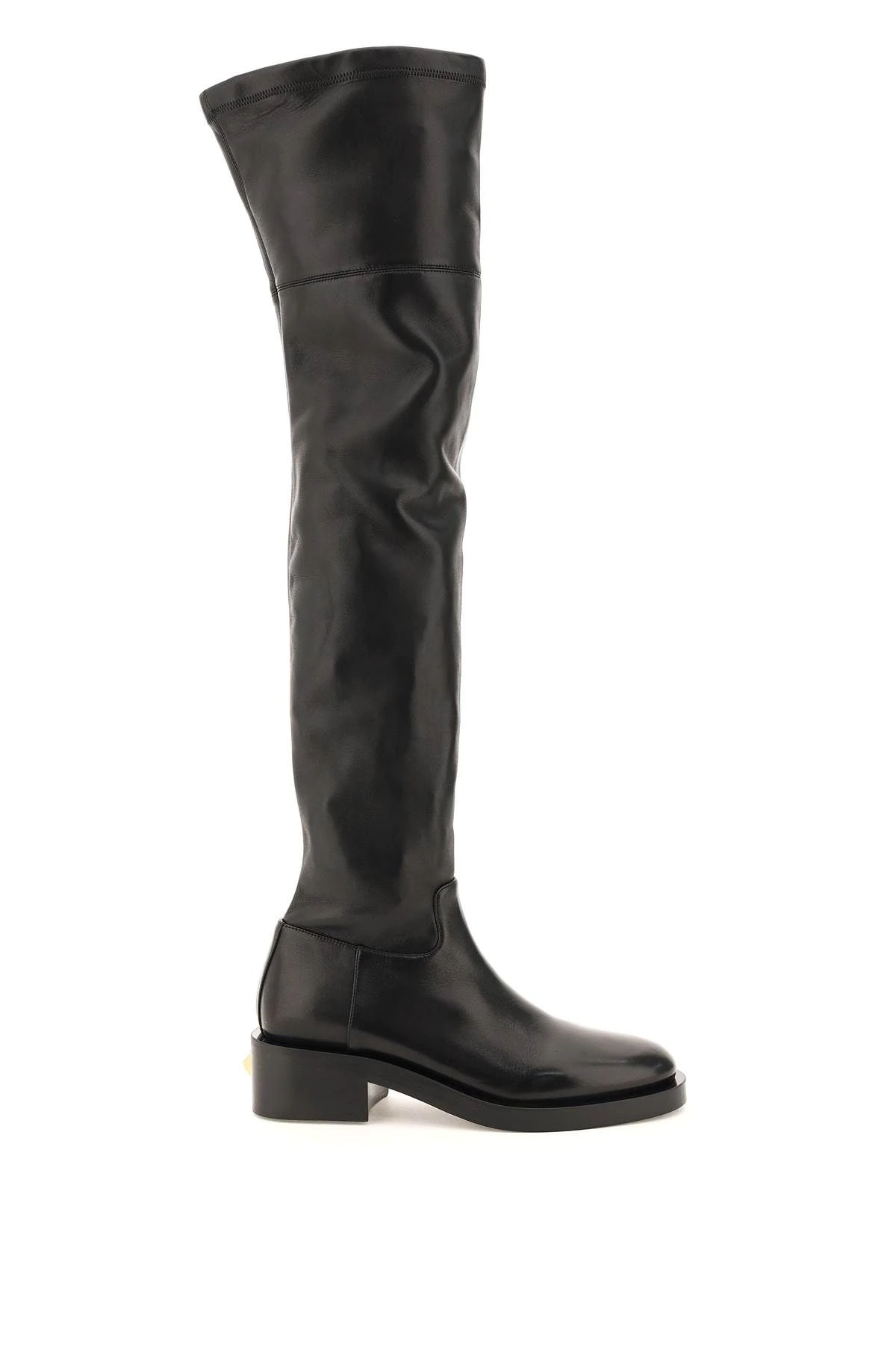 ROMAN STUD OVER-THE-KNEE BOOTS - 1