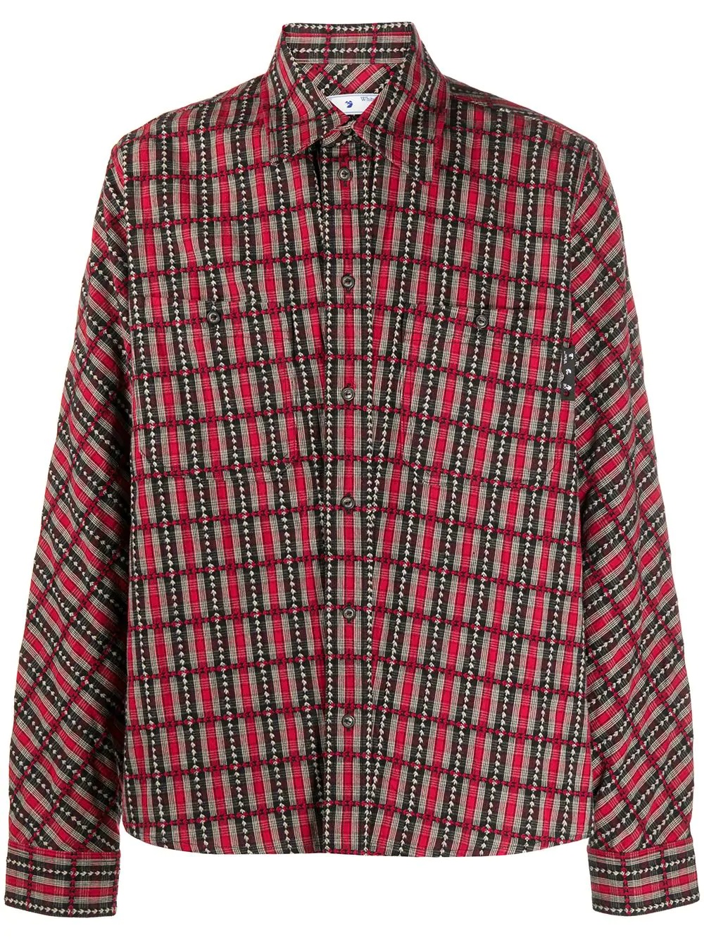 checkered flannel shirt - 1