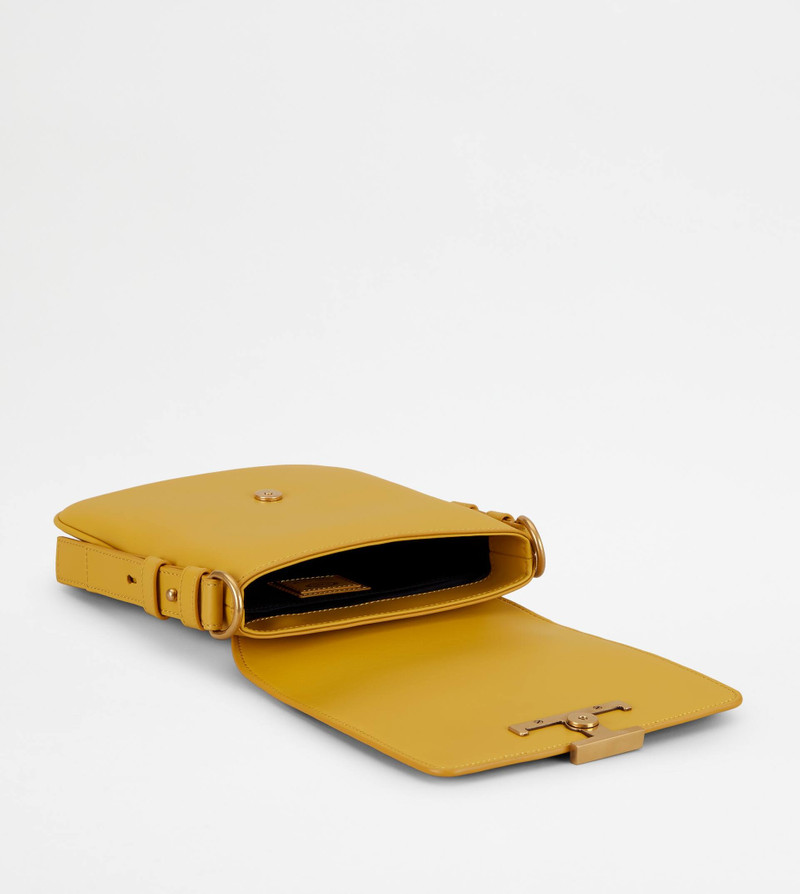 TIMELESS CROSSBODY IN LEATHER MINI - YELLOW 3