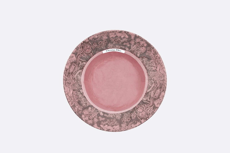 D-Bobby Toile de Jouy Reverse Small Brim Bucket Hat 6