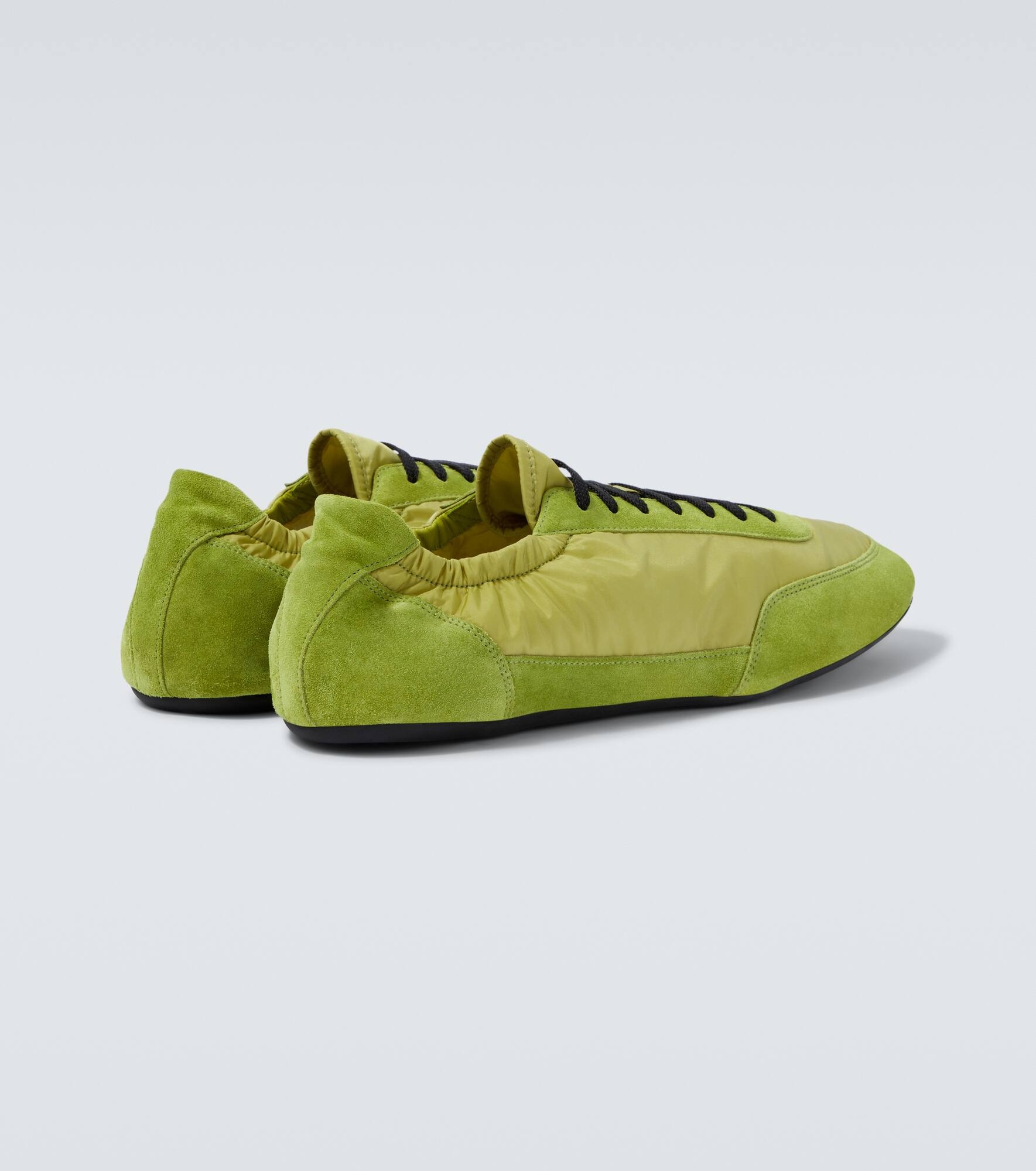 Elastic Collapse Re-Nylon and suede sneakers - 6