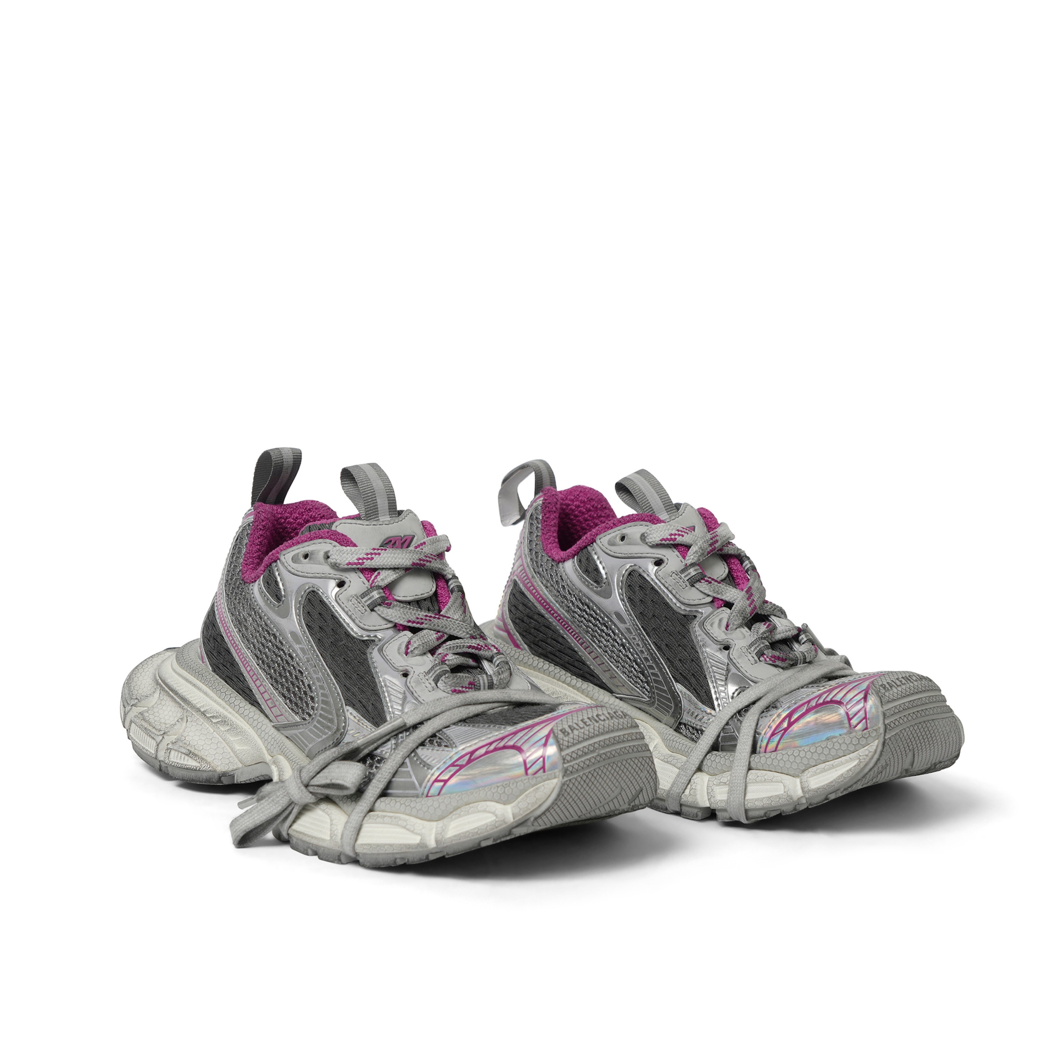 3XL Sneaker in Grey/White/Pink - 2