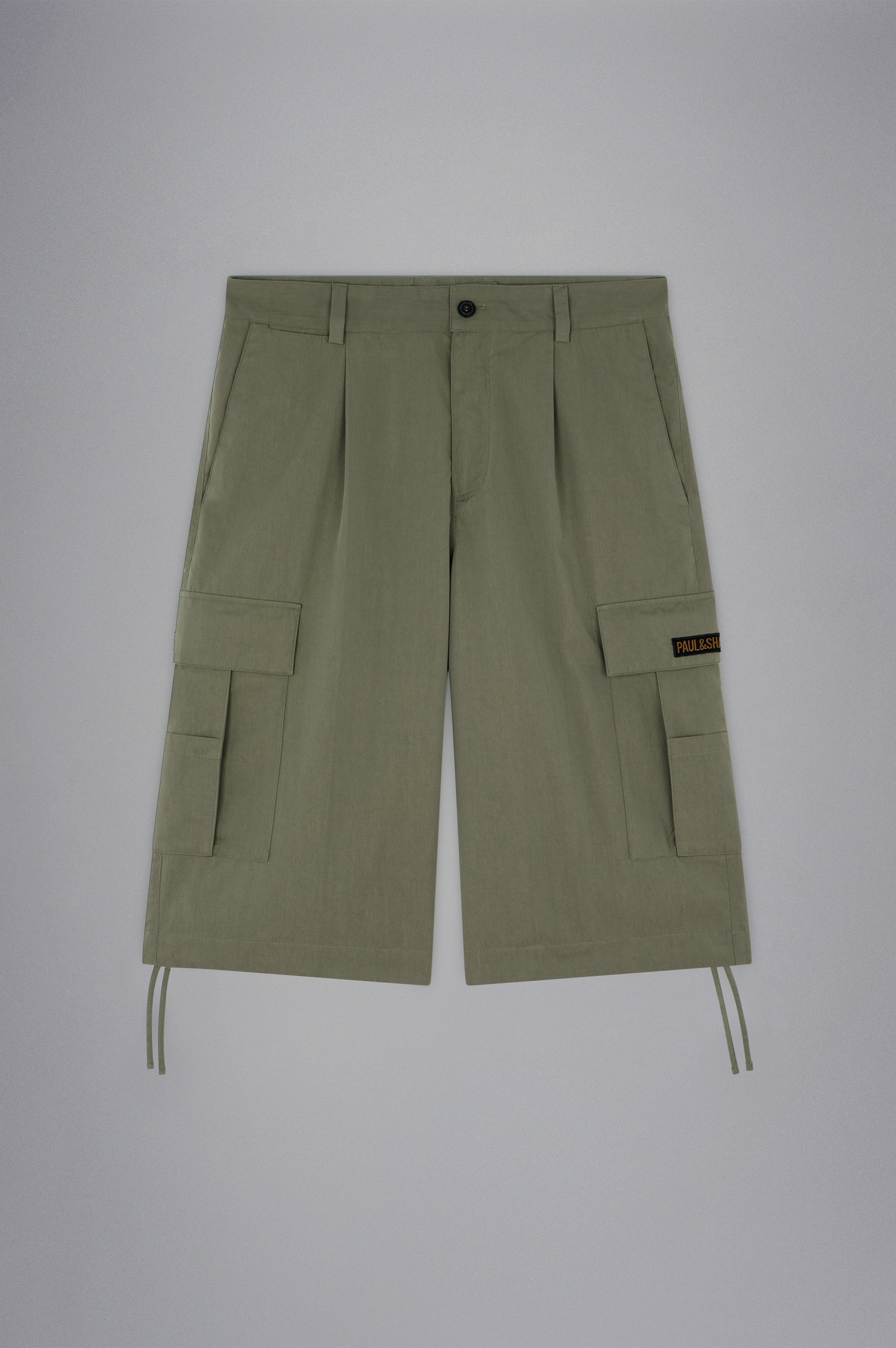 TECHNICAL COTTON BERMUDA SHORTS - 1