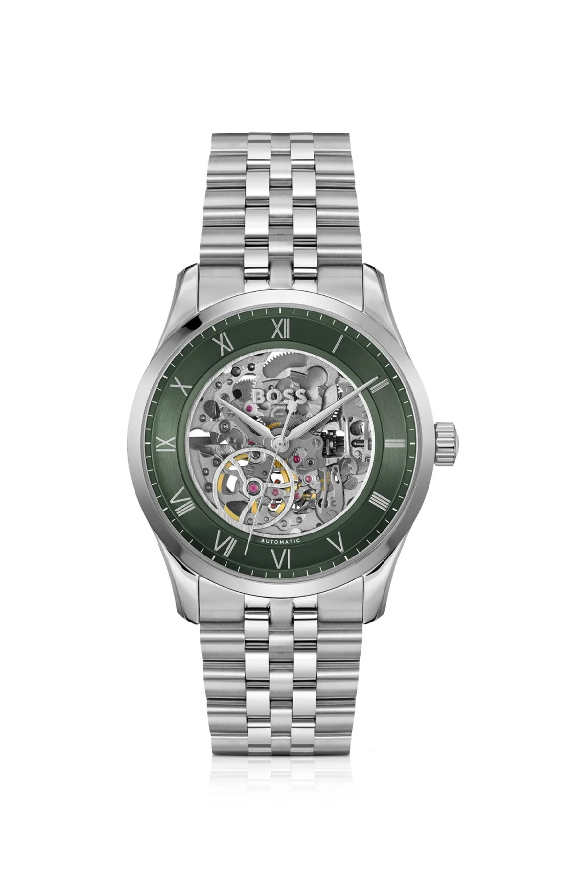 PRINCIPLE STAINLESS-STEEL AUTOMATIC WATCH WITH SKELETON DIAL - 1