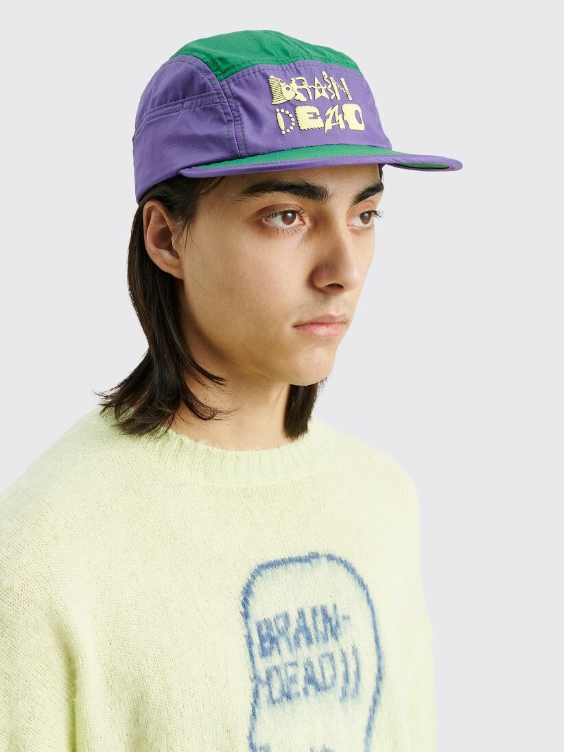 BRAIN DEAD MILES TRAIL CAP PURPLE - 3