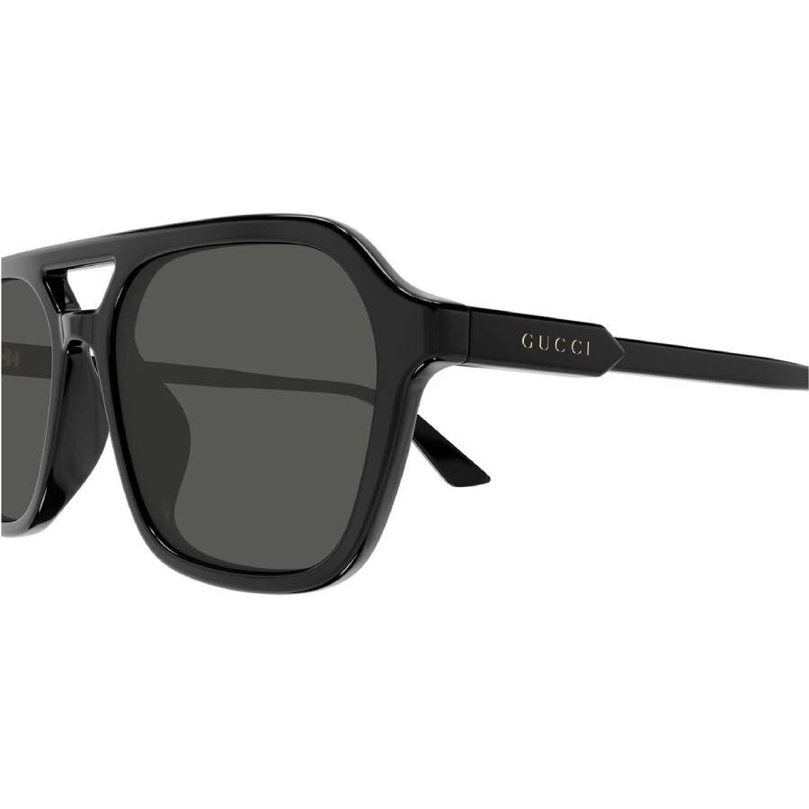 Gucci Grey Navigator Men's Sunglasses GG1823SA 001 57 - 3