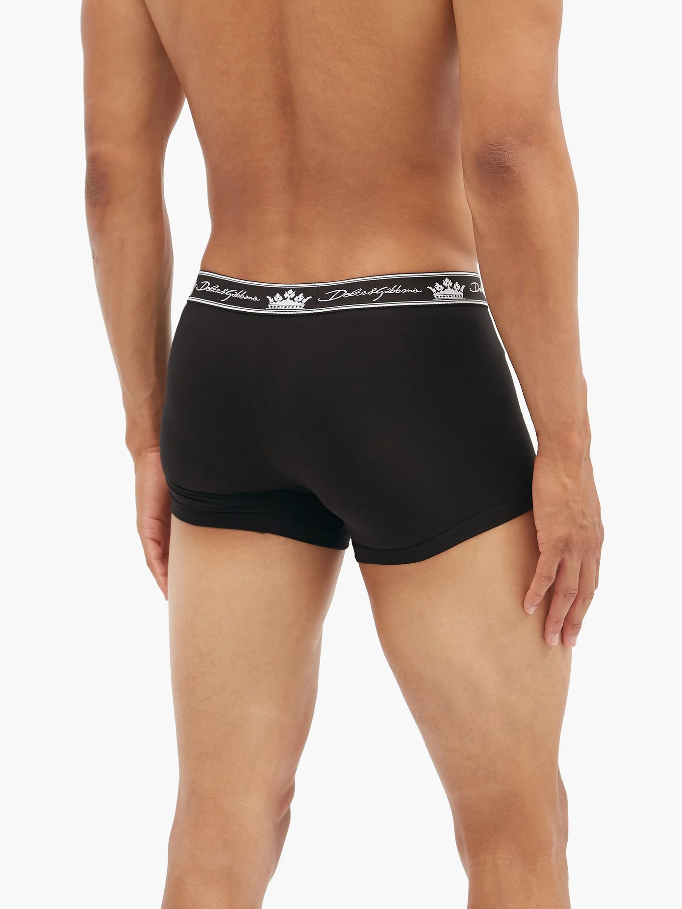 Logo-jacquard cotton-blend jersey boxer briefs - 3