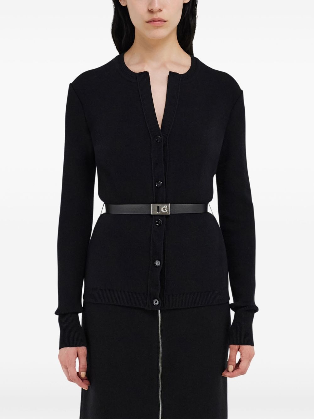 belted cardigan - 3