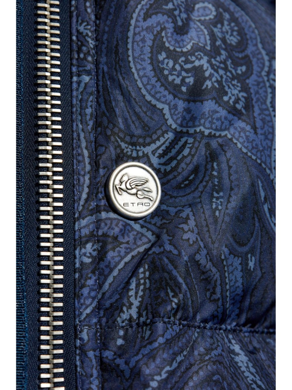paisley-print down jacket - 5