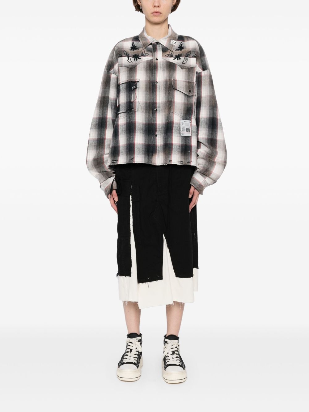panelled skirt - 2