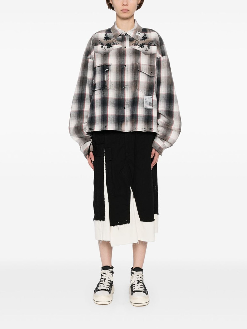 Maison MIHARAYASUHIRO panelled skirt outlook