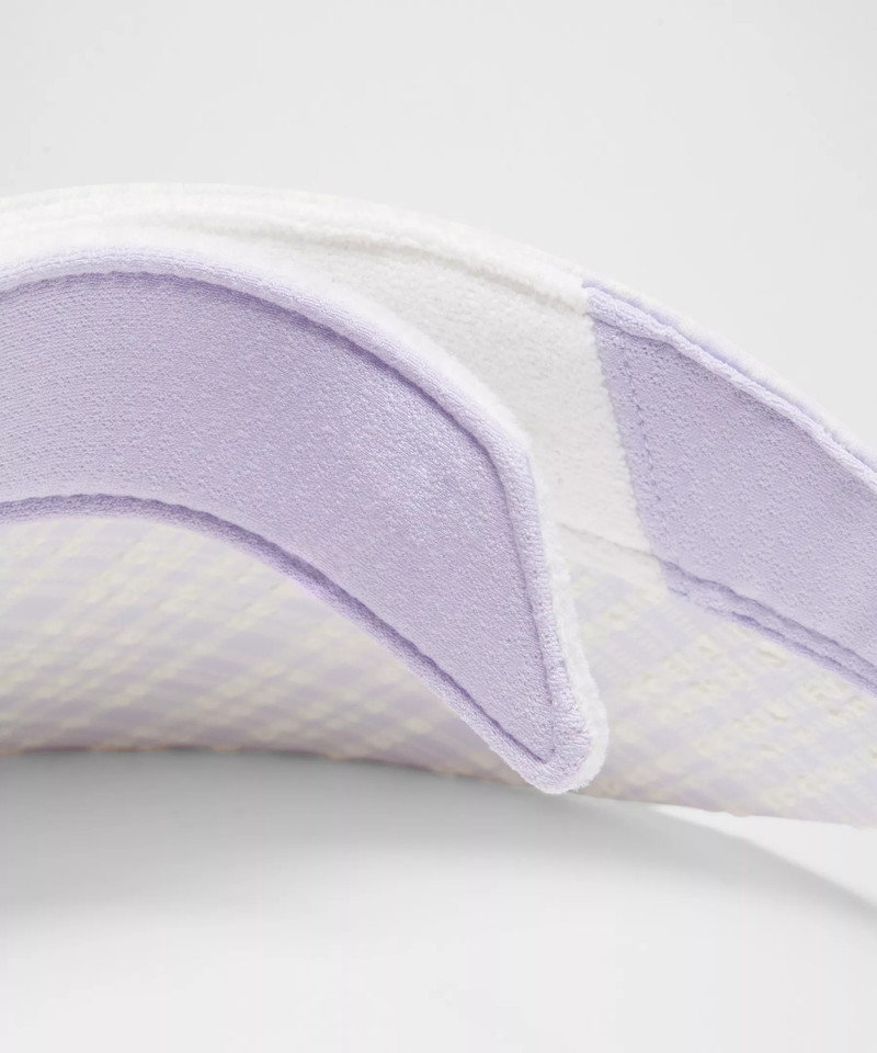 lululemon Women's Seersucker Check Removable Sweatband Visor outlook