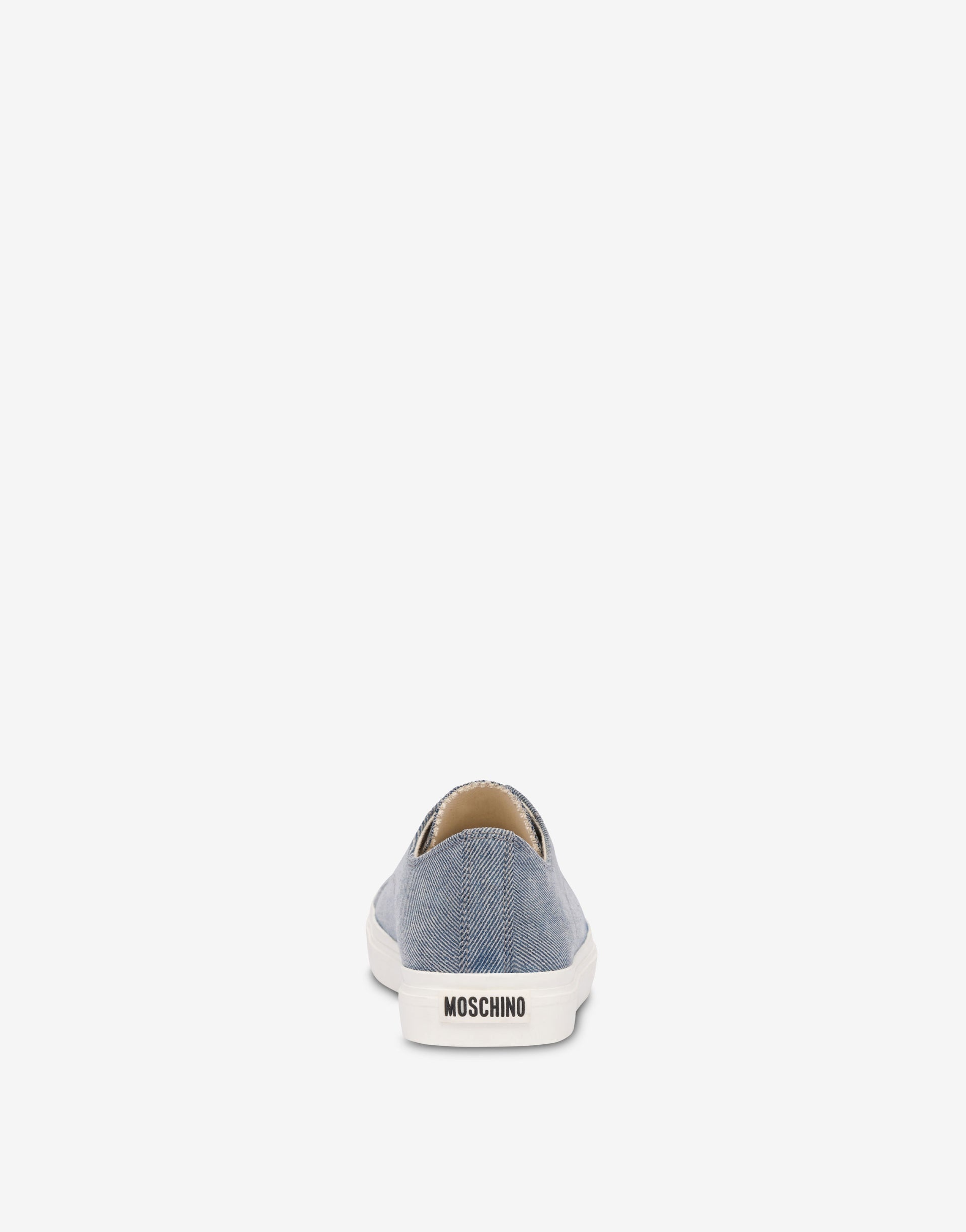 FLOCKED DENIM SNEAKERS - 2