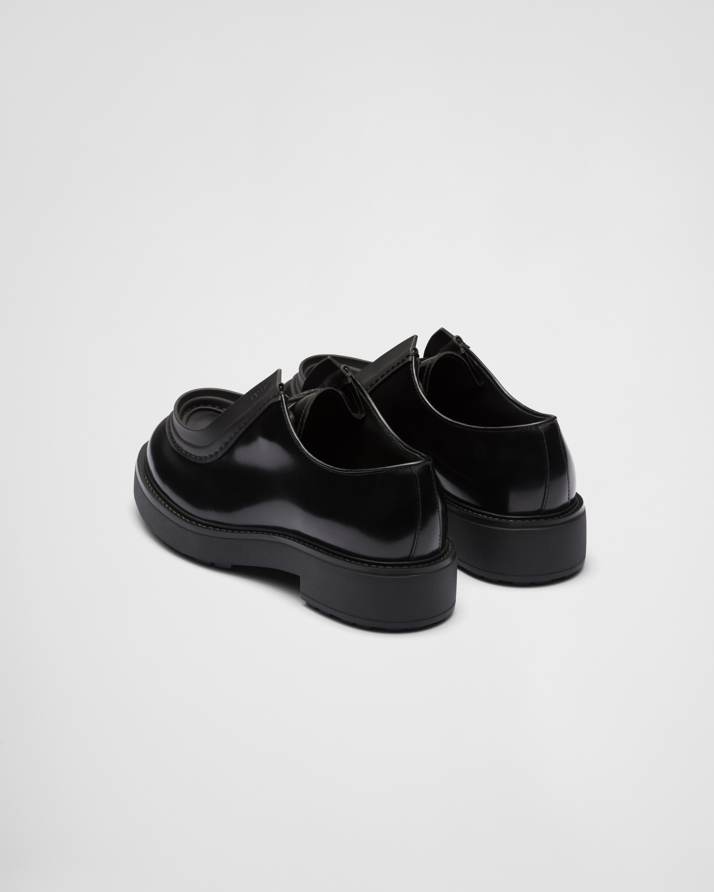 Diapason opaque brushed leather lace-up shoes - 5