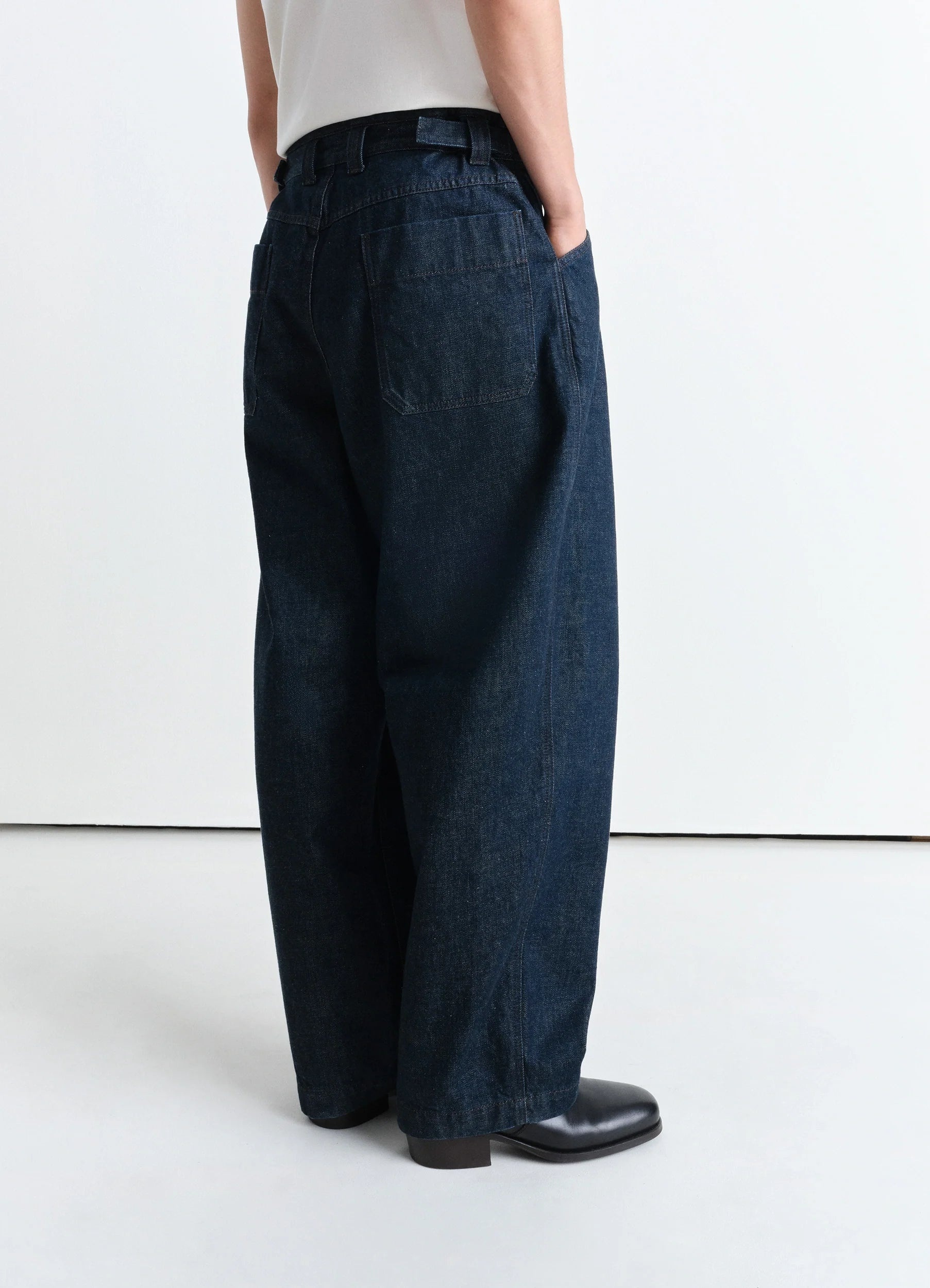 Lemaire PLEATED WORKWEAR PANTS | REVERSIBLE