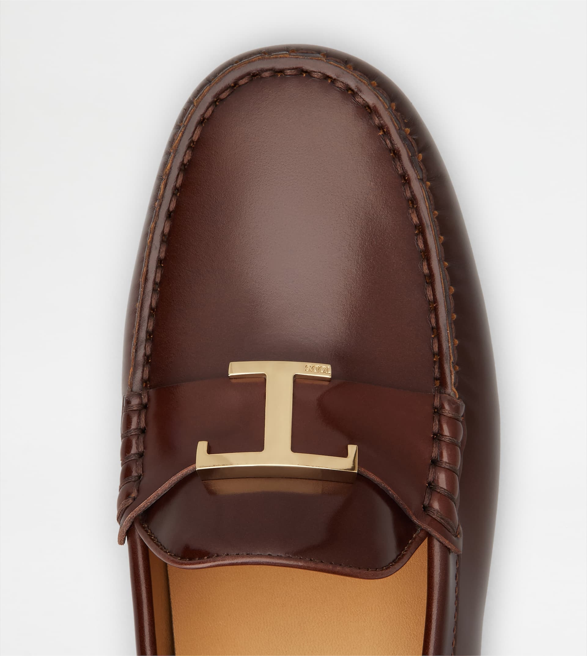 CITY GOMMINO DRIVING SHOES IN LEATHER - BROWN - 5
