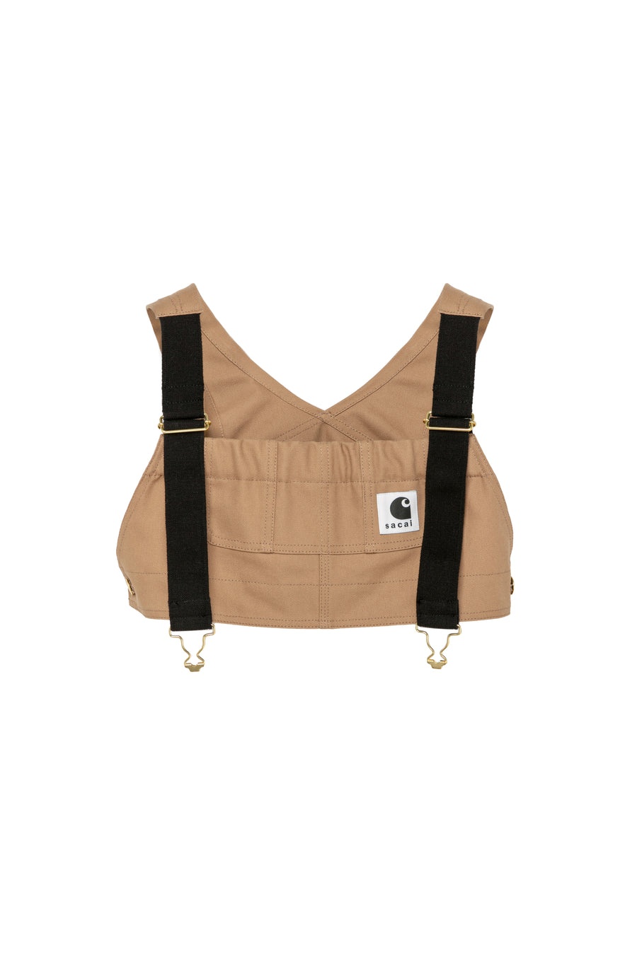 sacai Carhartt WIP Bra Top in Beige | REVERSIBLE