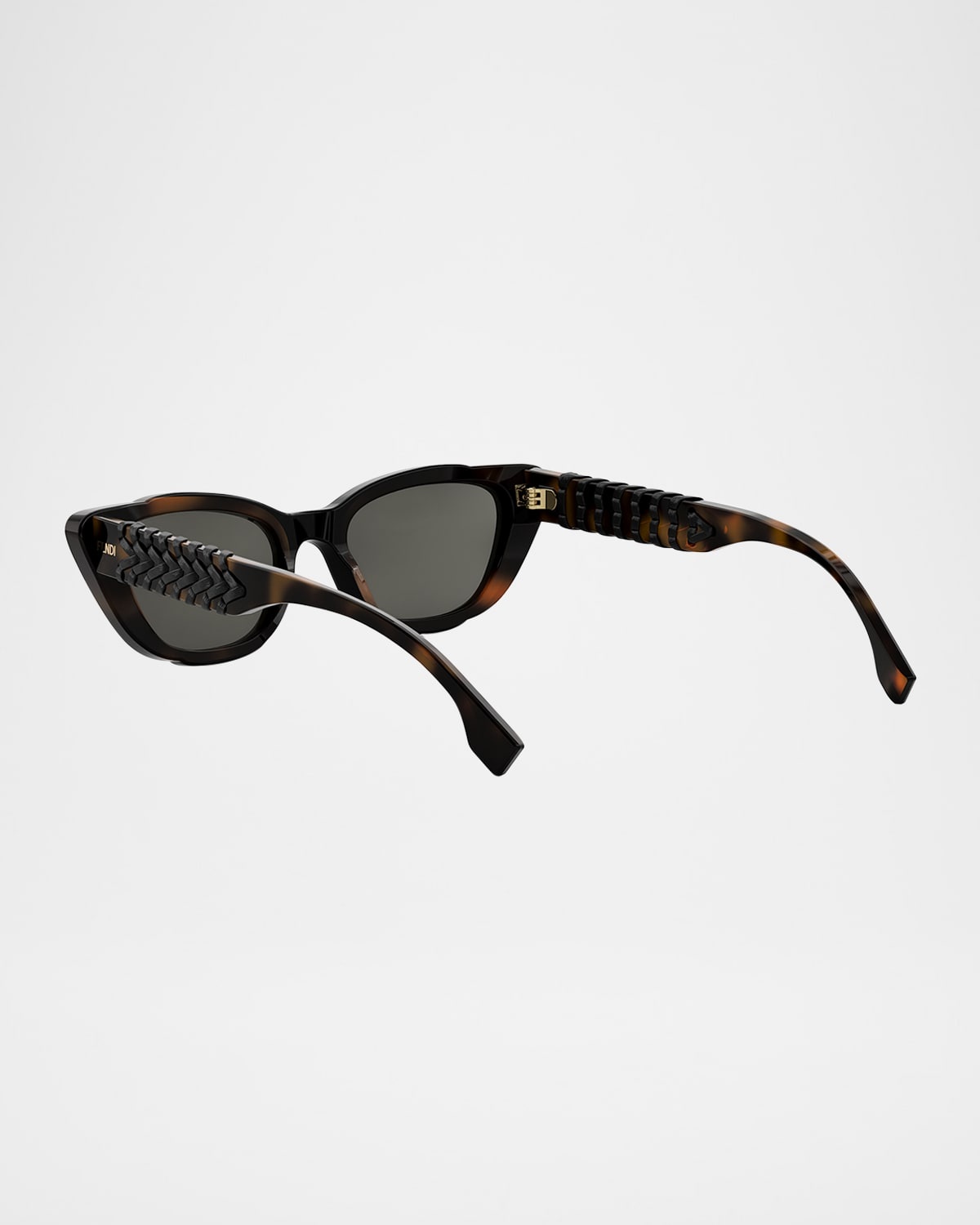 Interlace Acetate Cat-Eye Sunglasses - 2
