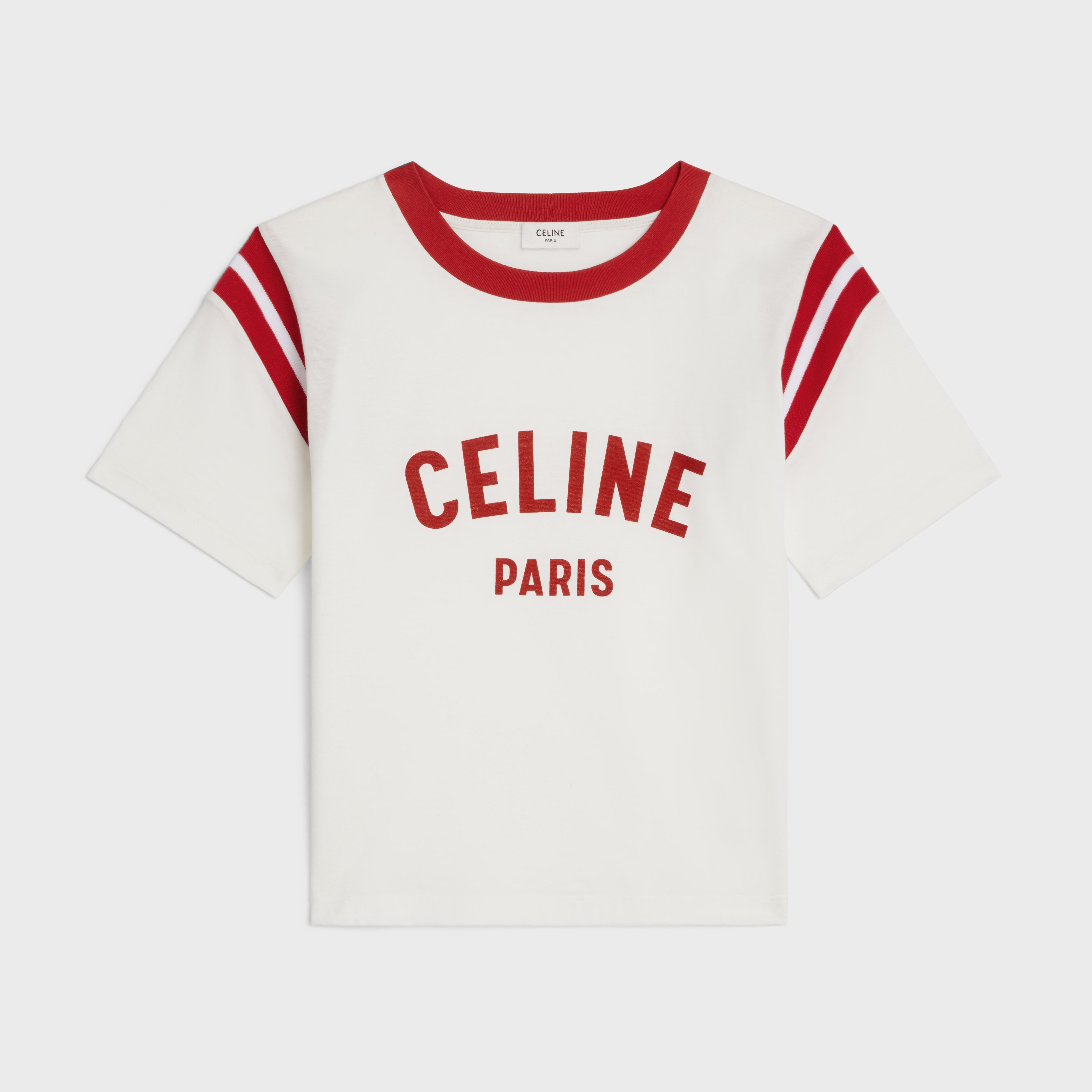 CELINE LOOSE T-SHIRT IN COTTON JERSEY