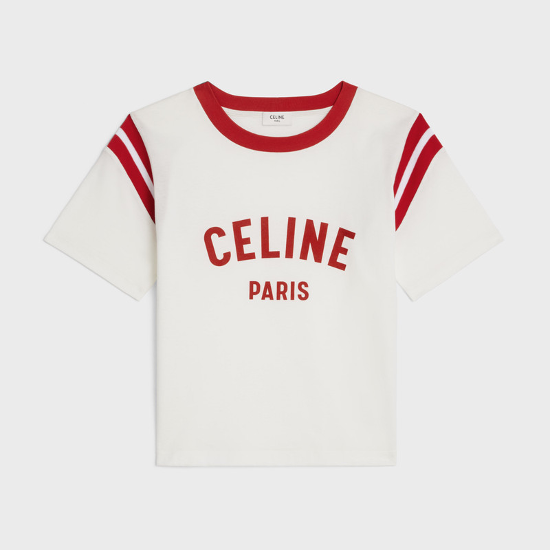 celine paris boxy T-shirt in cotton jersey 1