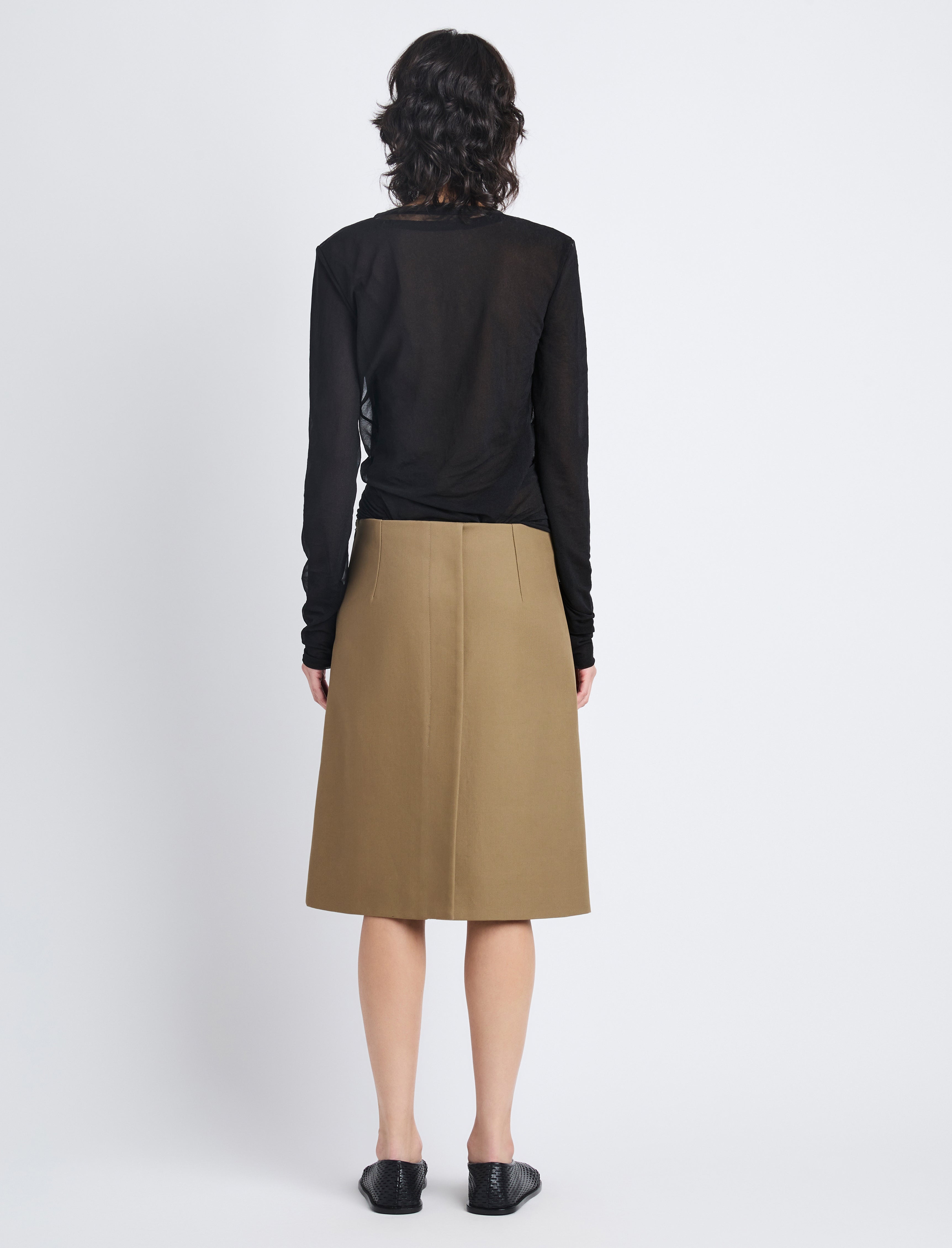 Adele Skirt in Eco Cotton Twill - 4