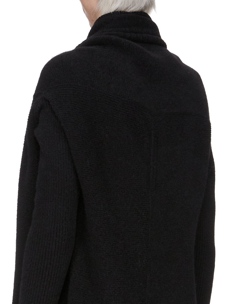 Rick Owens Black Concordians Long Cardigan outlook