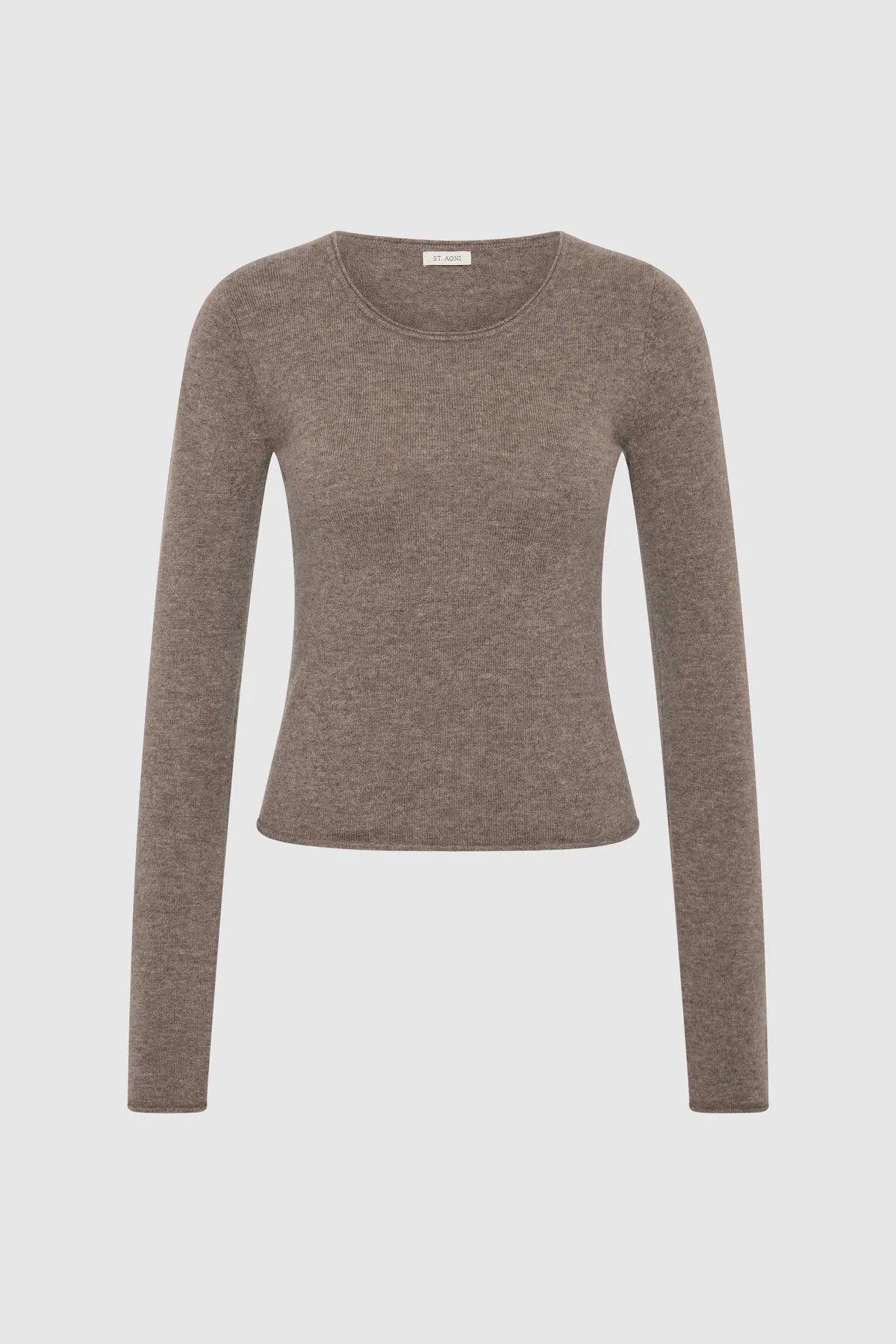 Fine Merino Wool Long Sleeve Top - Vapor - 1