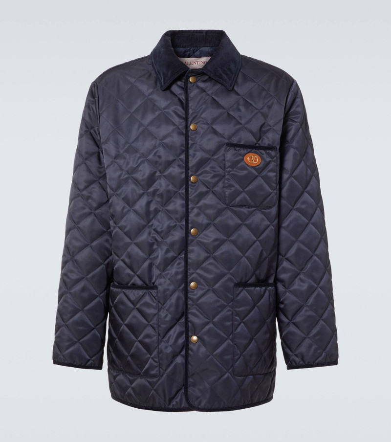 VLogo Signature quilted jacket - 1
