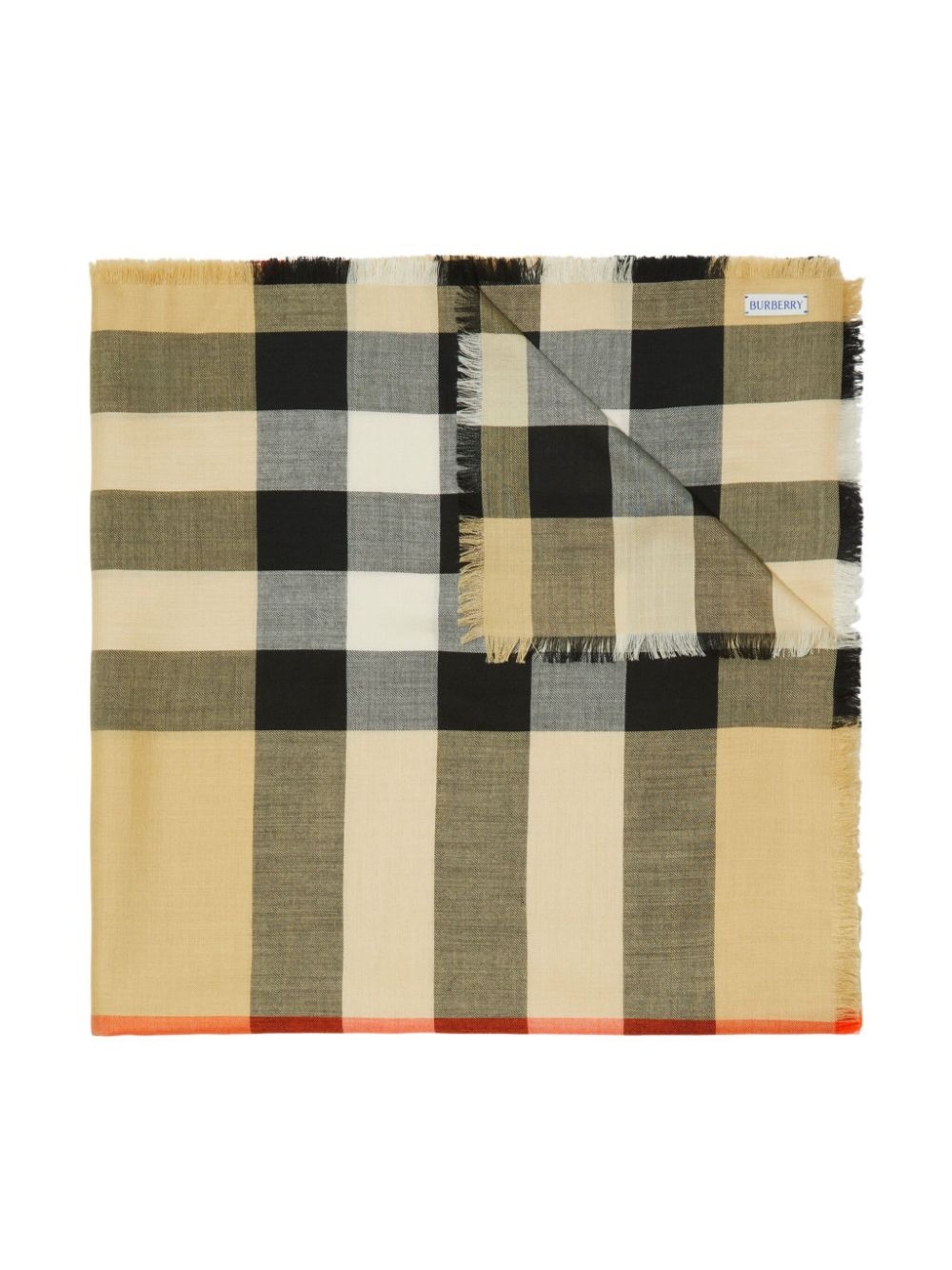House Check cashmere-blend scarf - 2